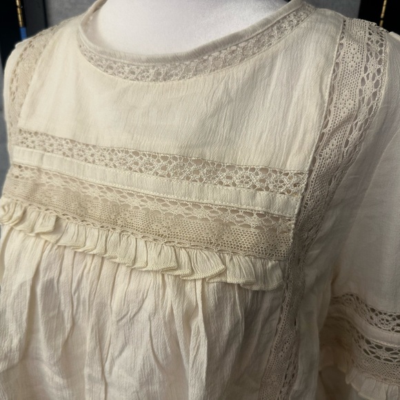 AE High-Neck Babydoll Blouse - Picture 4 of 11